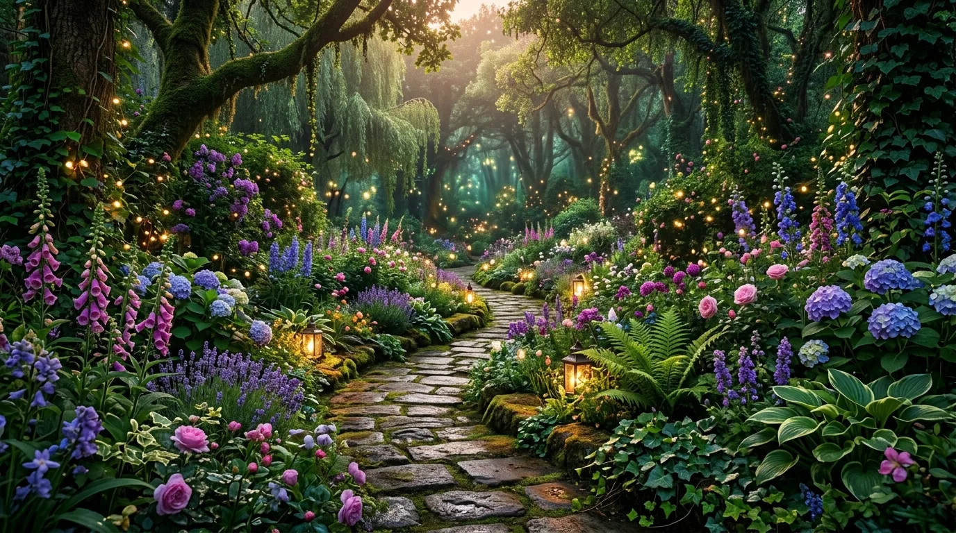 Arbor With Climbing Plants